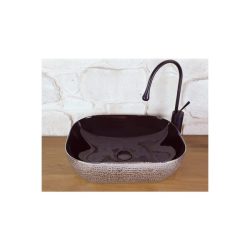 Pure Concept Crocodile Silver Bowl Waschbecken