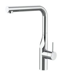 Roca Spültischmischer mit schwenkbarem Auslauf, Kaltstart